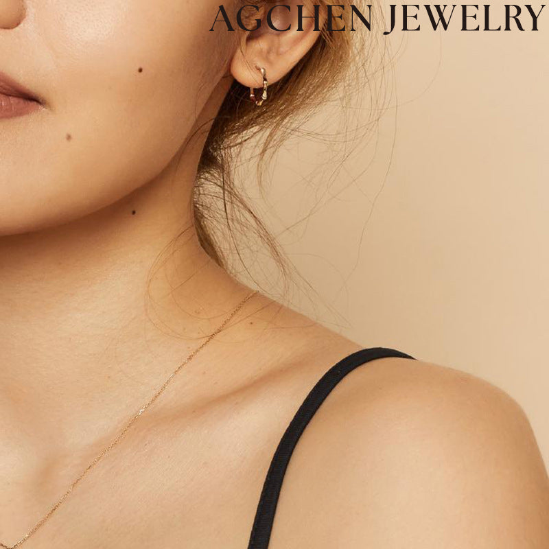 AG Bamboo Knot Earrings