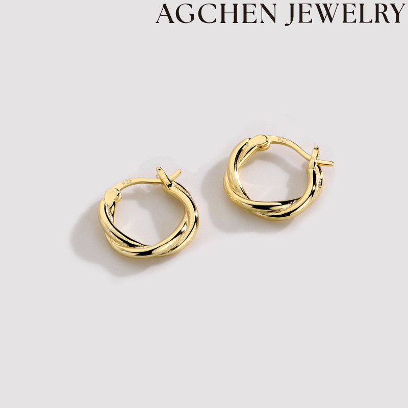 AG Minimalist Copper Earrings for Women