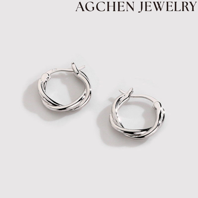 AG Minimalist Copper Earrings for Women