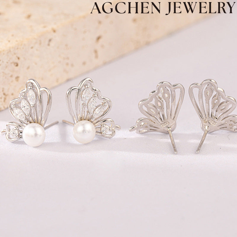 AG Butterfly Charm Earrings