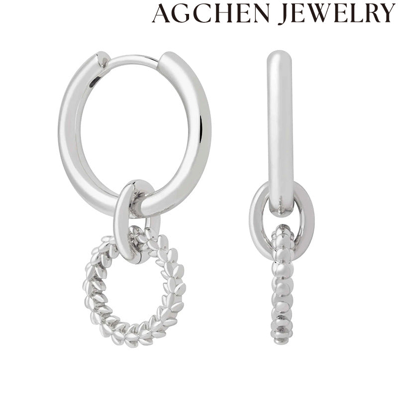 AG Triple Loop Earrings