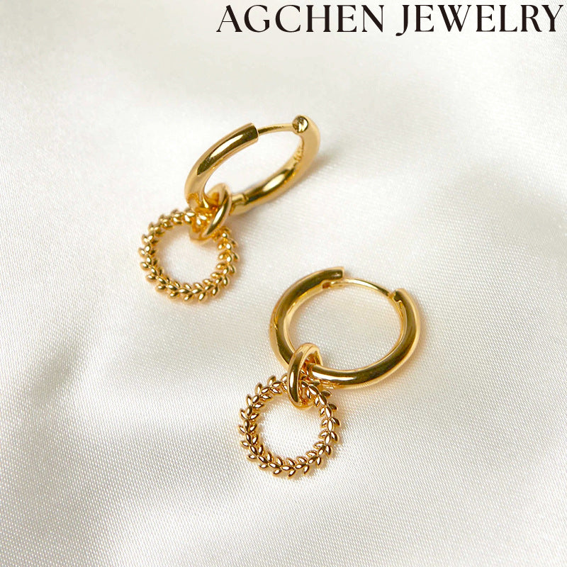 AG Triple Loop Earrings