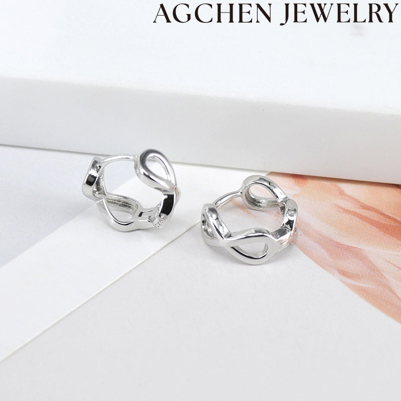 AG Elegant Infinity Zirconia Earrings