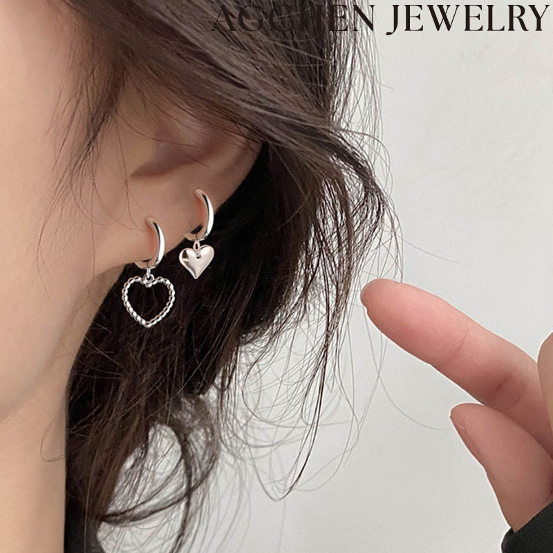 AG Women's Heart Earrings