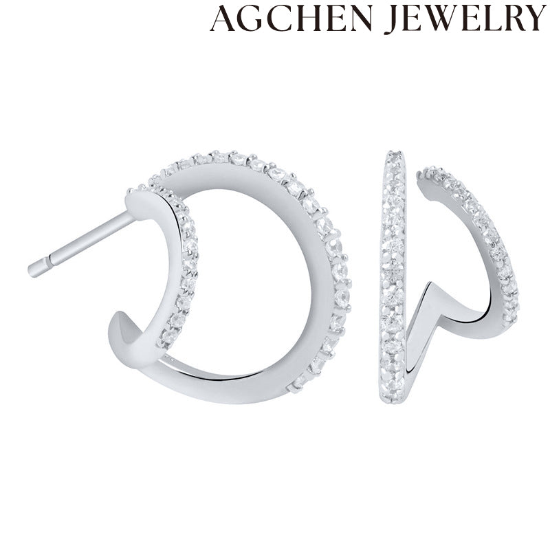 AG Fashion Zirconia Earrings