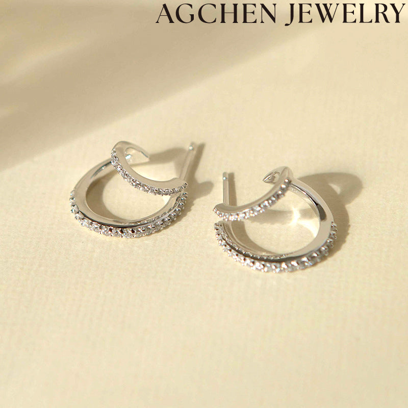AG Fashion Zirconia Earrings