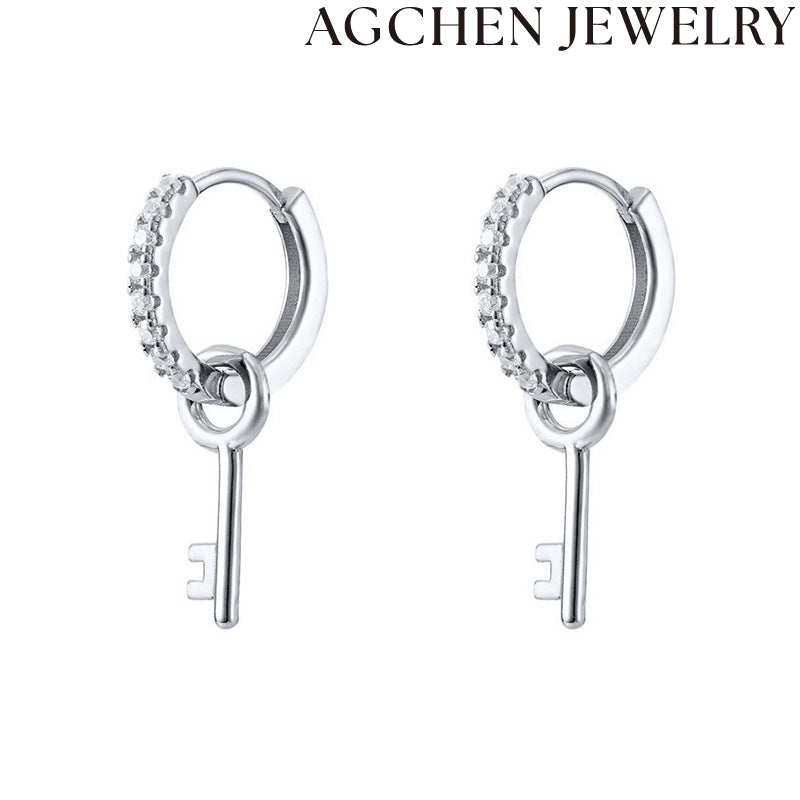 AG Key Earrings
