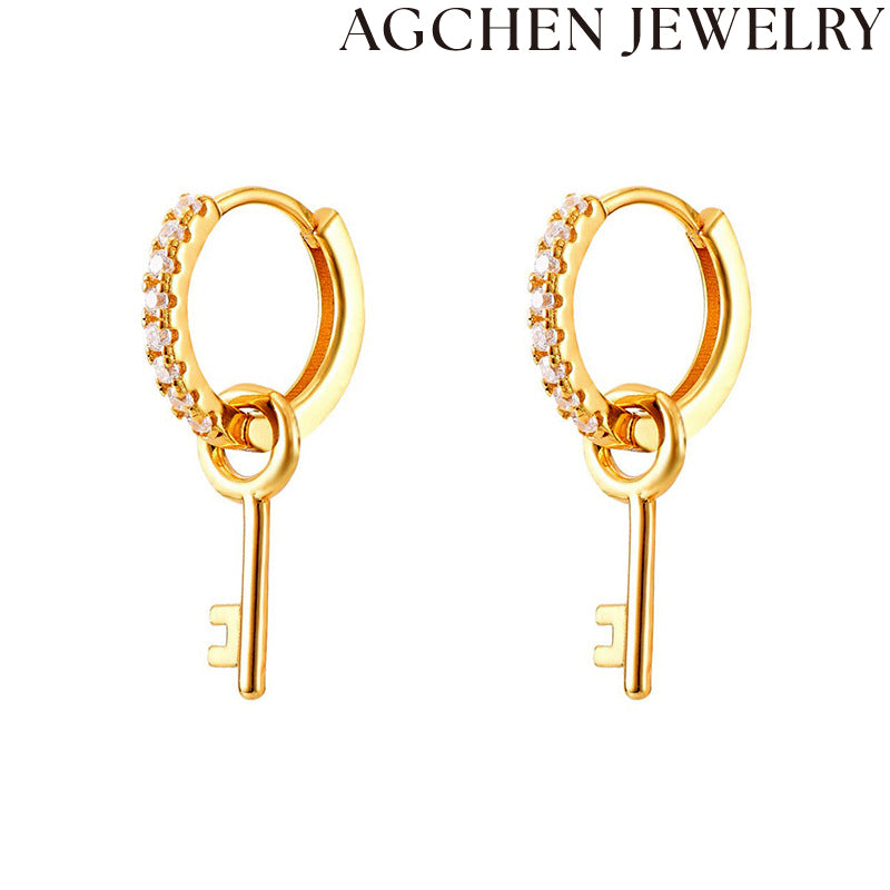 AG Key Earrings