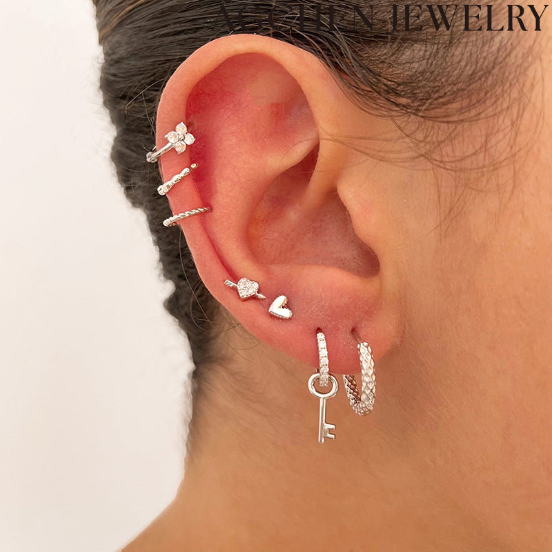 AG Key Earrings
