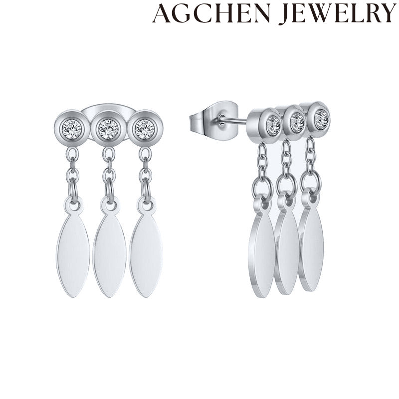 AG Oval Earrings