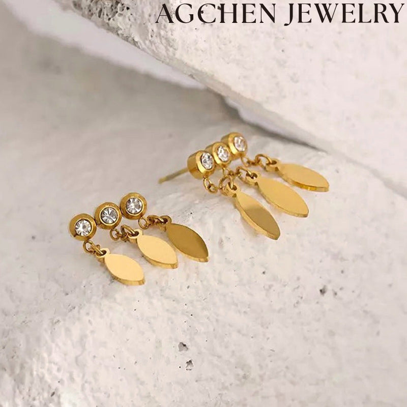 AG Oval Earrings