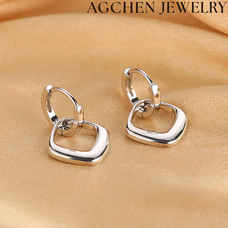 AG Minimalist Copper Earrings for Women