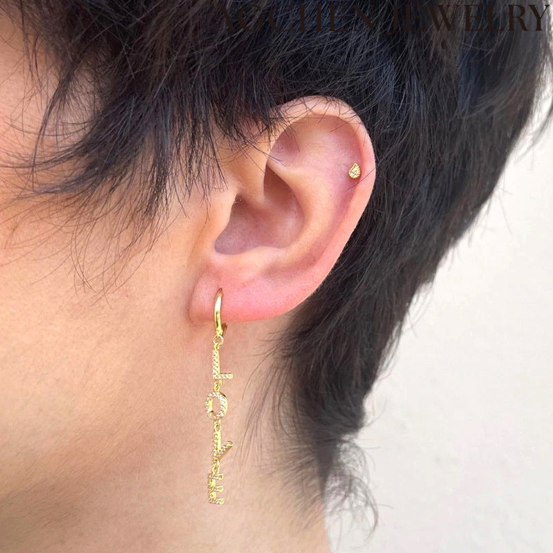 AG Love Zirconia Earrings
