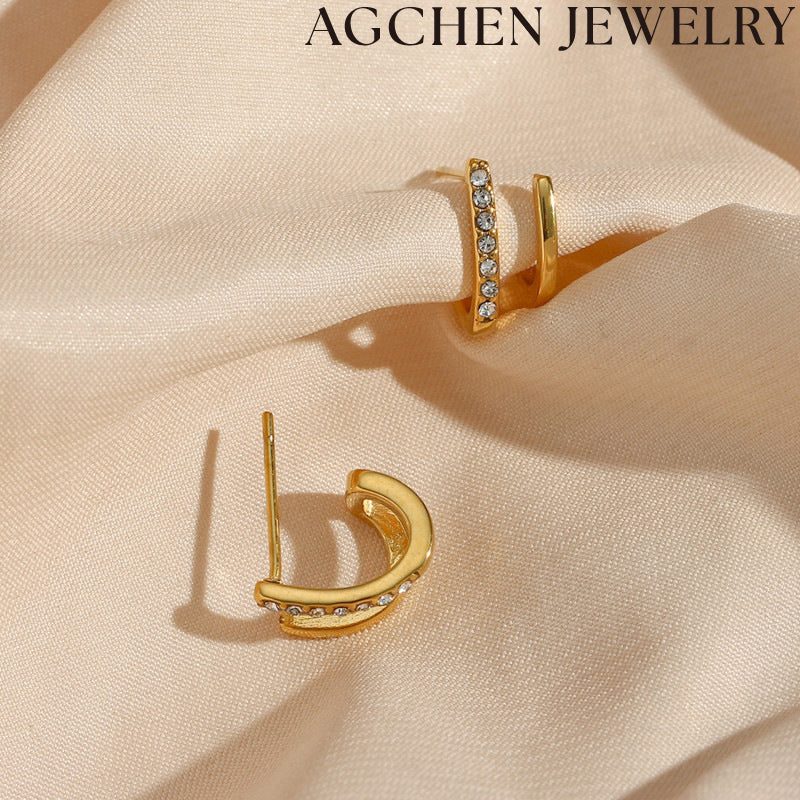 AG Modern Irregular Earrings