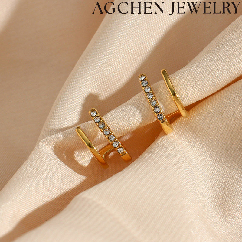 AG Modern Irregular Earrings