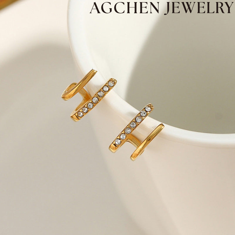 AG Modern Irregular Earrings