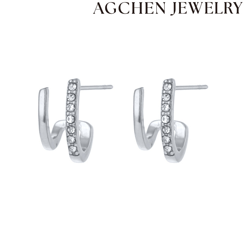 AG Modern Irregular Earrings
