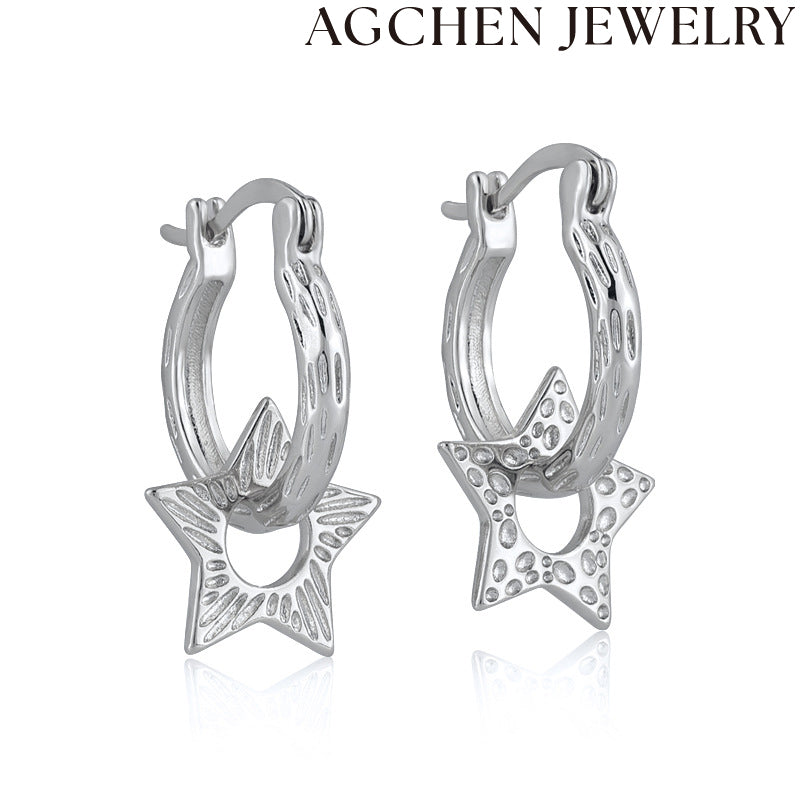 AG Cute Little Star Earrings