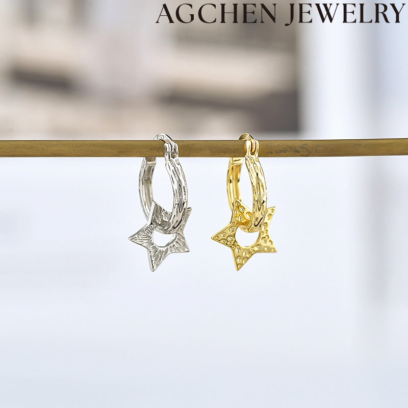 AG Cute Little Star Earrings