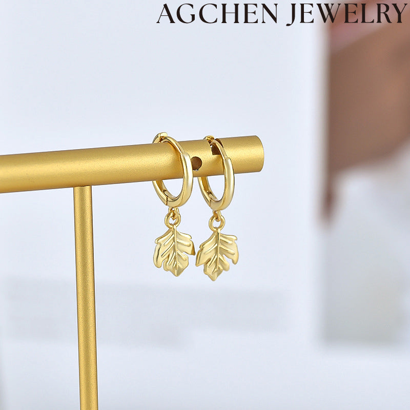 AG Maple Leaf Earrings