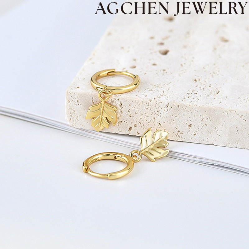 AG Maple Leaf Earrings