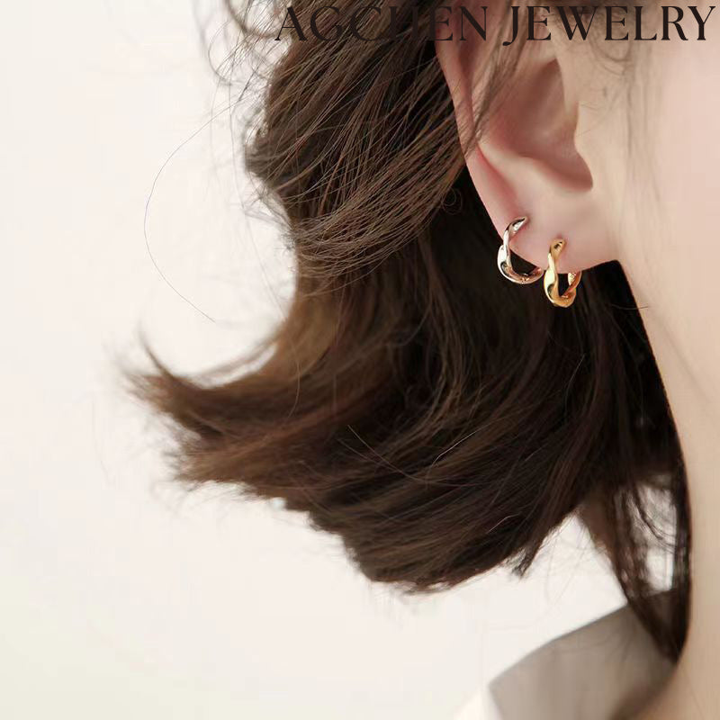 AG Asymmetric Earrings