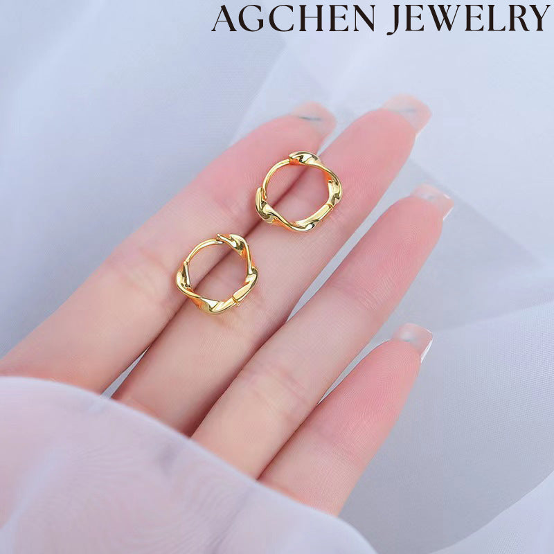 AG Asymmetric Earrings