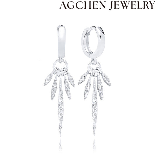 AG Trio Zirconia Earrings