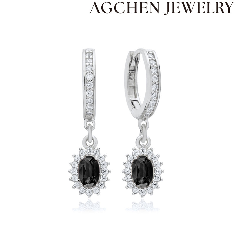 AG Elegant Multicolored Zirconia Earrings