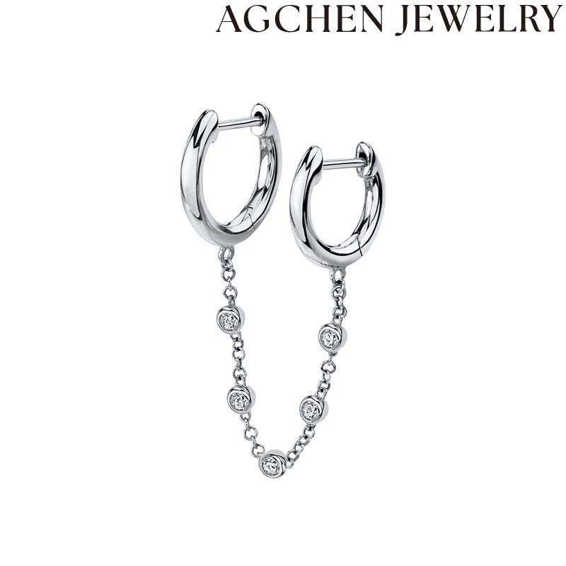 AG Minimalist Cuff Earrings Women's