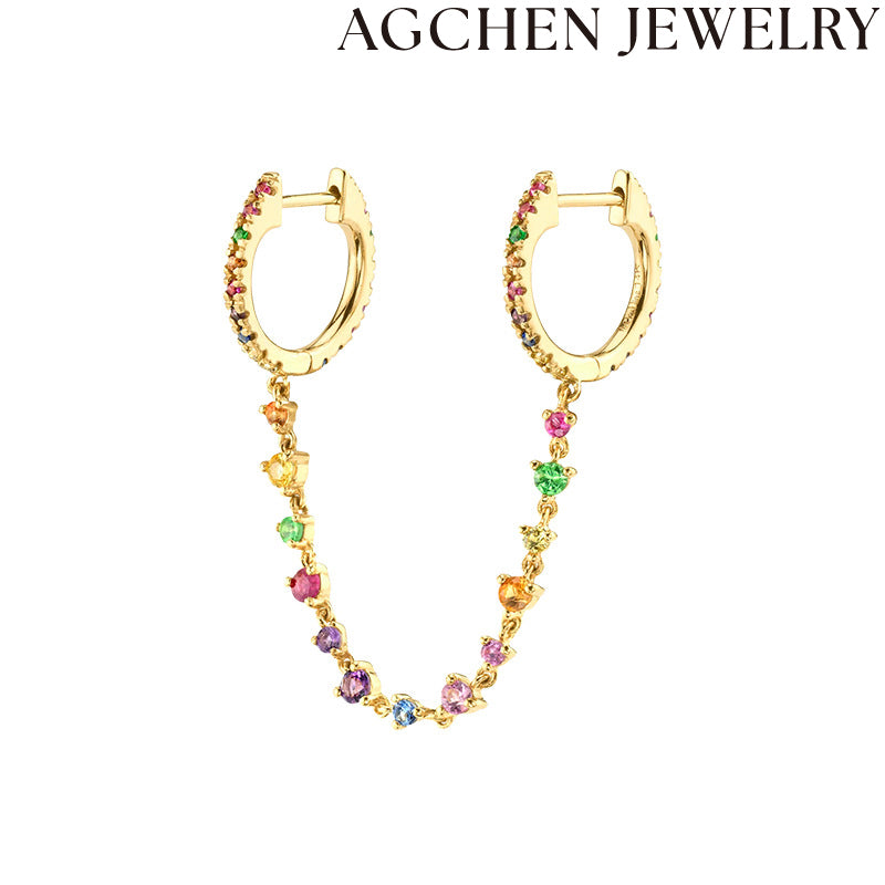 AG Cuff-shaped Earrings