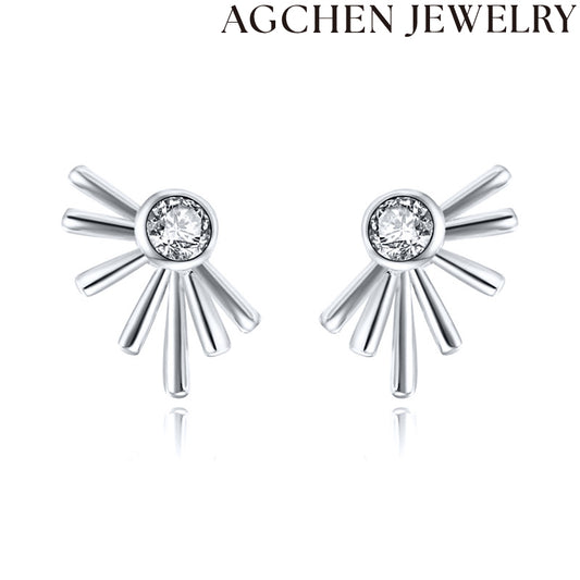 AG Sunflower Stud Earrings