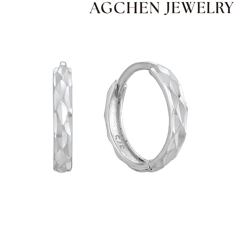 AG Minimalist Women's Hoop Earrings