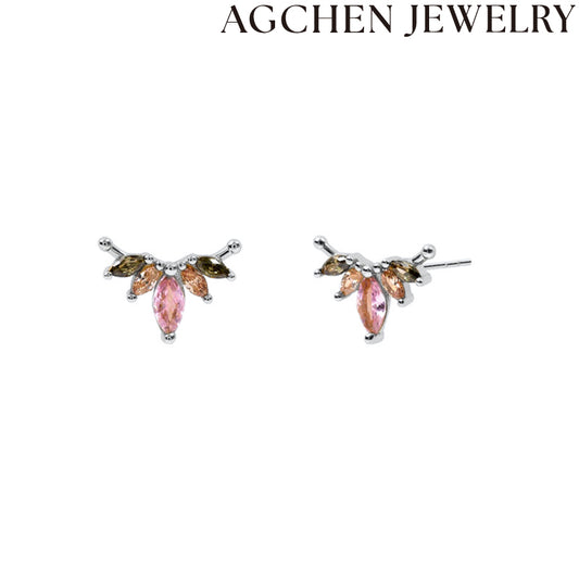 AG Wing Zirconia Earrings