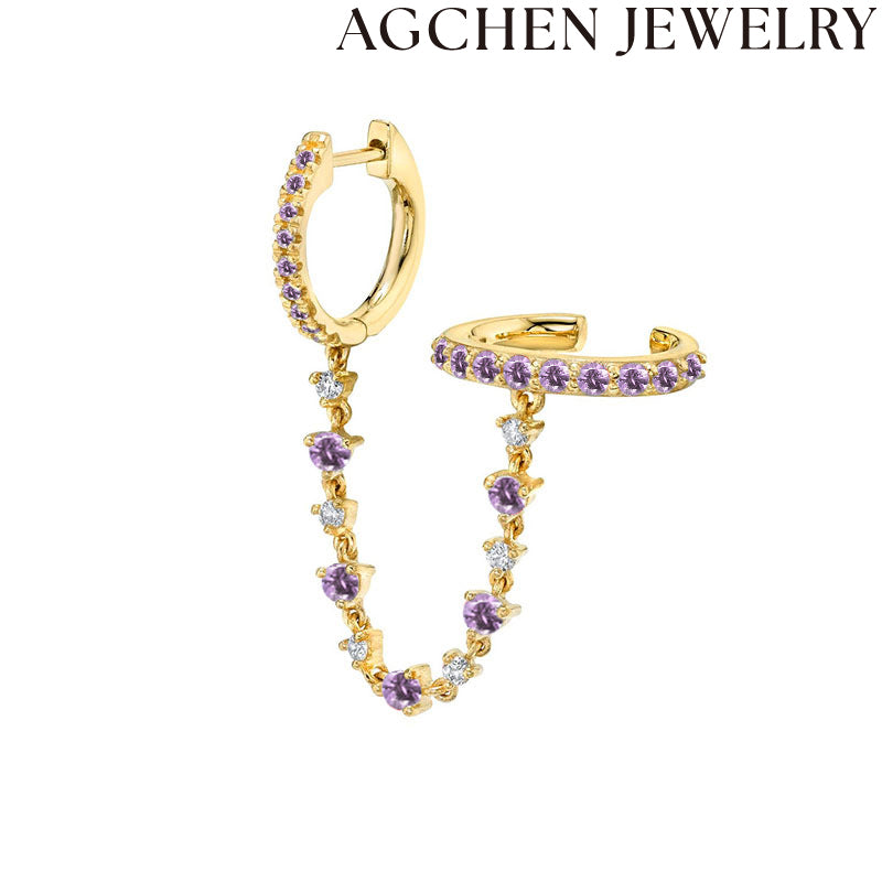 AG Light Zircon Earrings