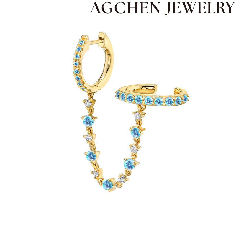 AG Light Zircon Earrings