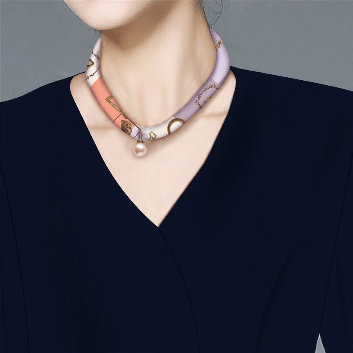 AG Chic Silk Whispers Time-Honored Neck Elegance