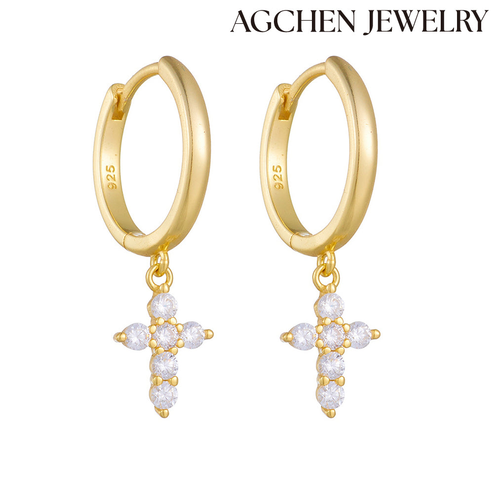 agchen jewelry pandora feather earrings clip on gold hoop earrings