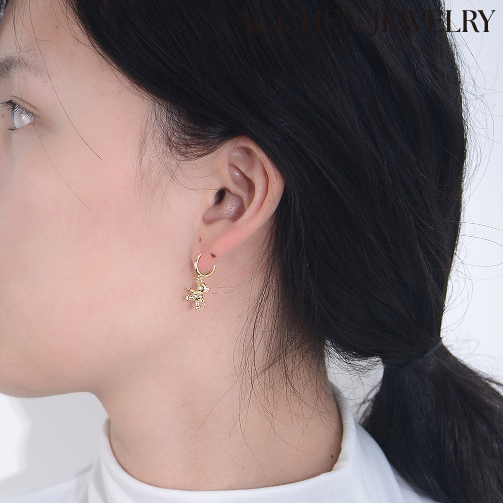 blue diamond earringsgold heart earringsblack cross earring