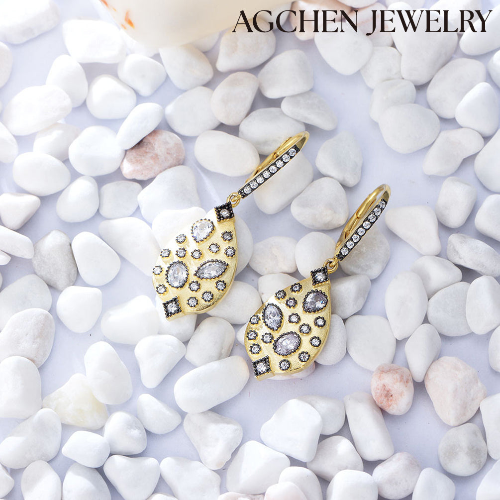 agchenjewelry glitter earrings ever stylish earrings online shopping