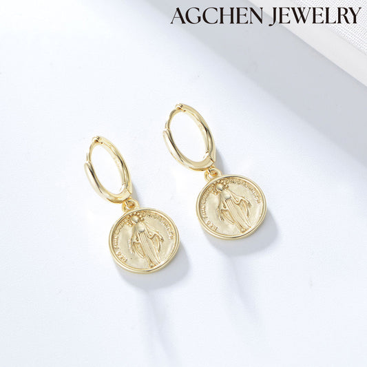 agchenjewelry silver dangle earringsdangle cross earringschanel dangle earrings