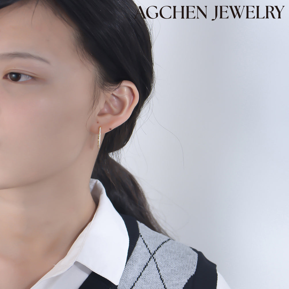 fall earrings gold vermeil earrings6 carat diamond earrings