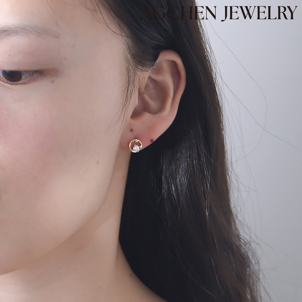 hexagon earrings large diamond hoop earrings