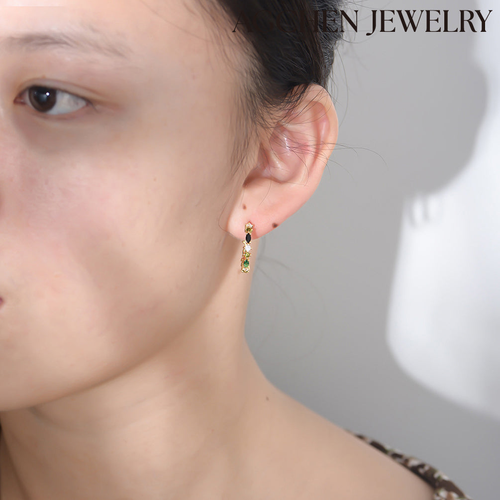 black crystal earringsblack gold earringsblack and white earrings