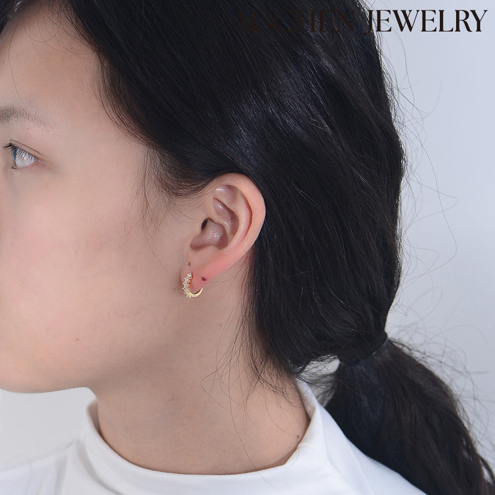 clip on earrings bamboo earrings prouds earrings