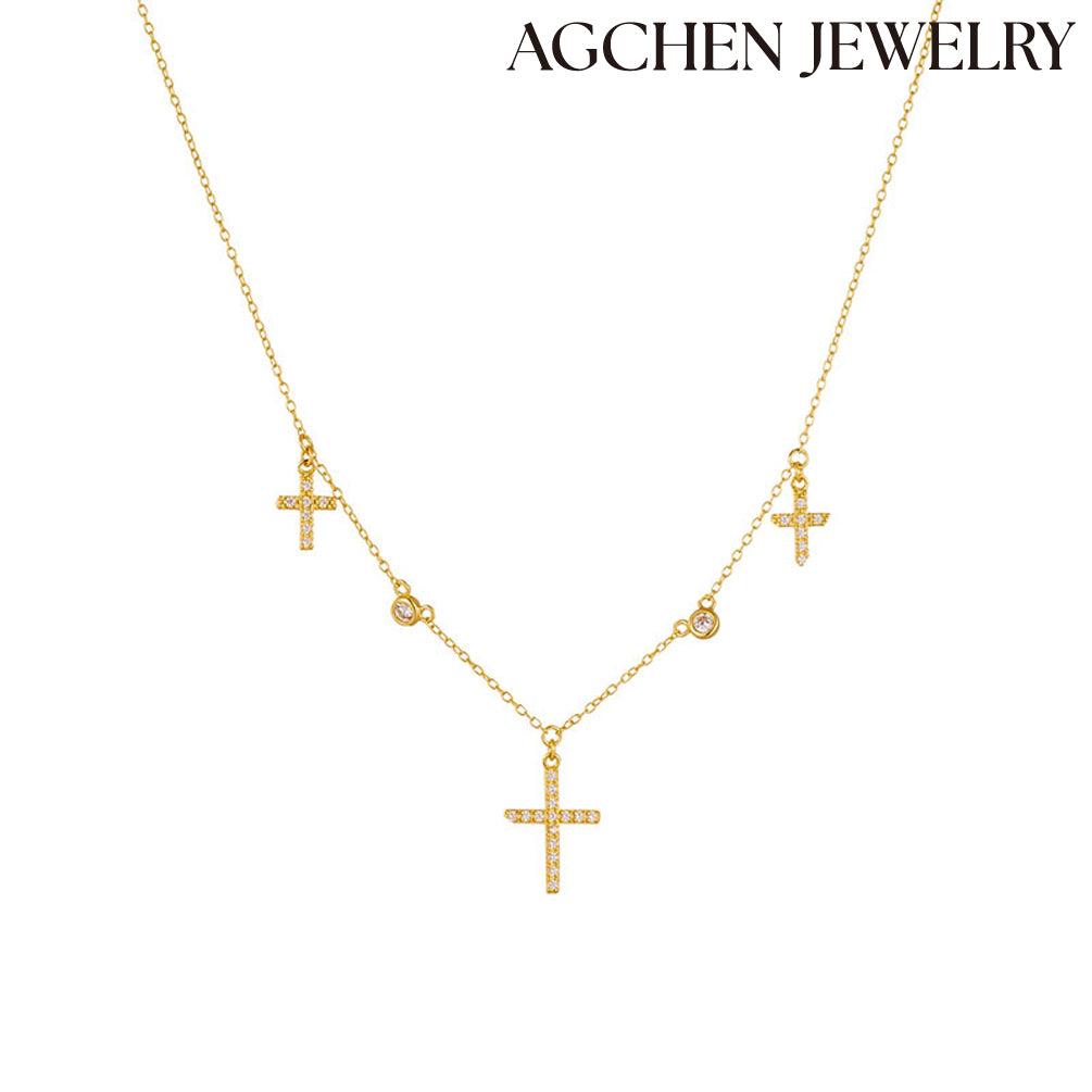 14k gold layered necklace set