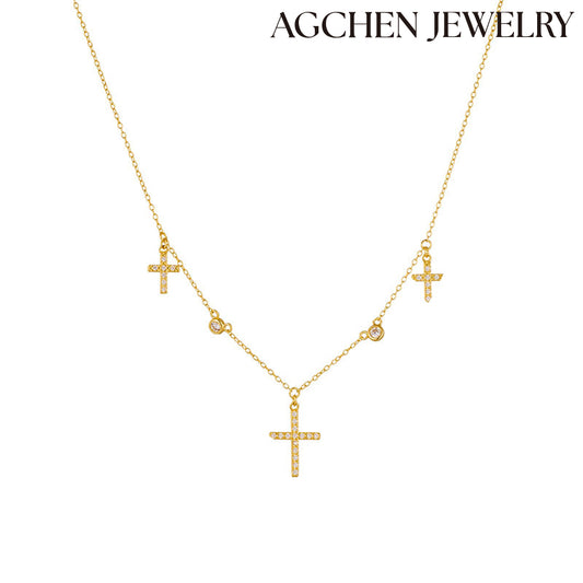 14k gold layered necklace set
