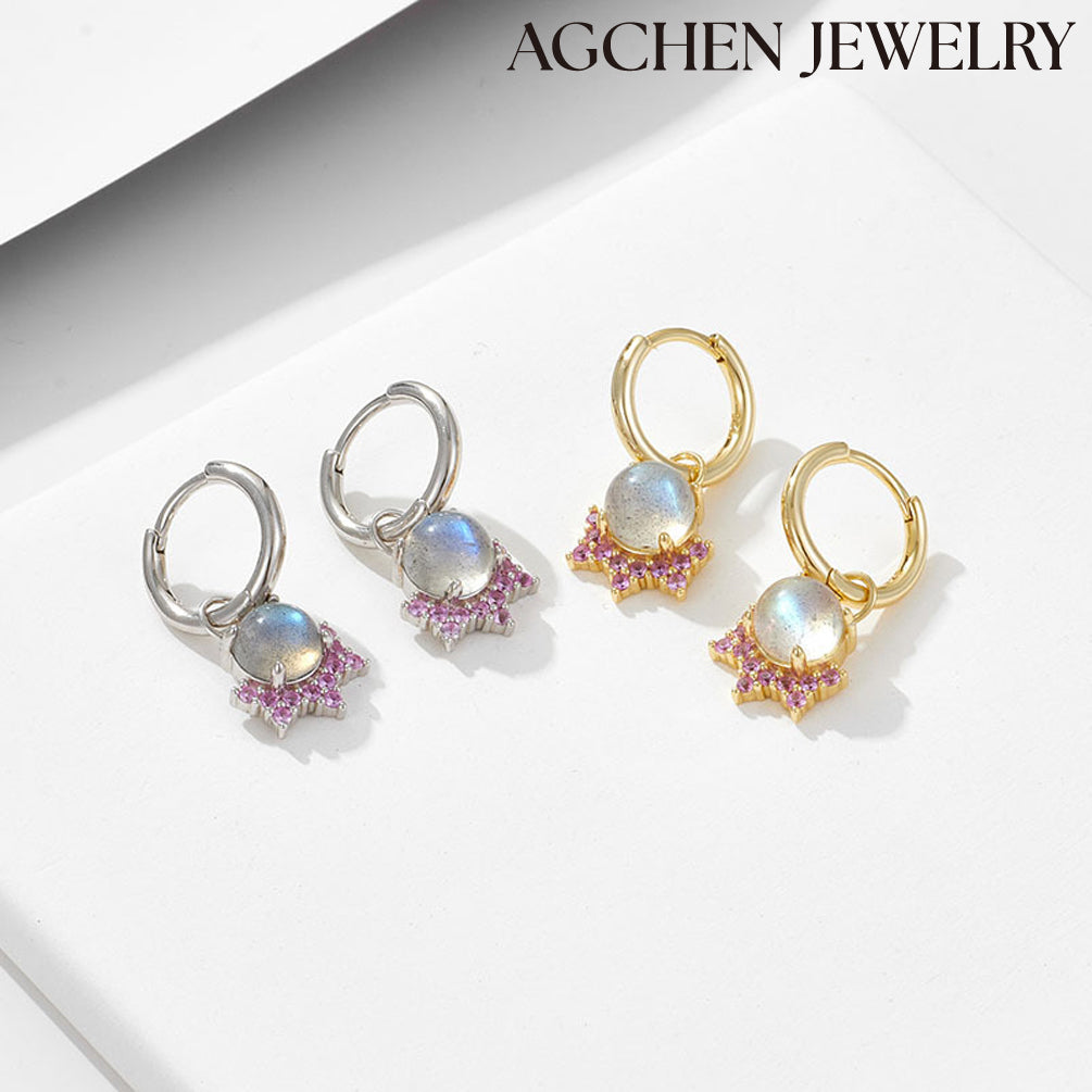 crystal earrings silver dangle earrings women with earrings