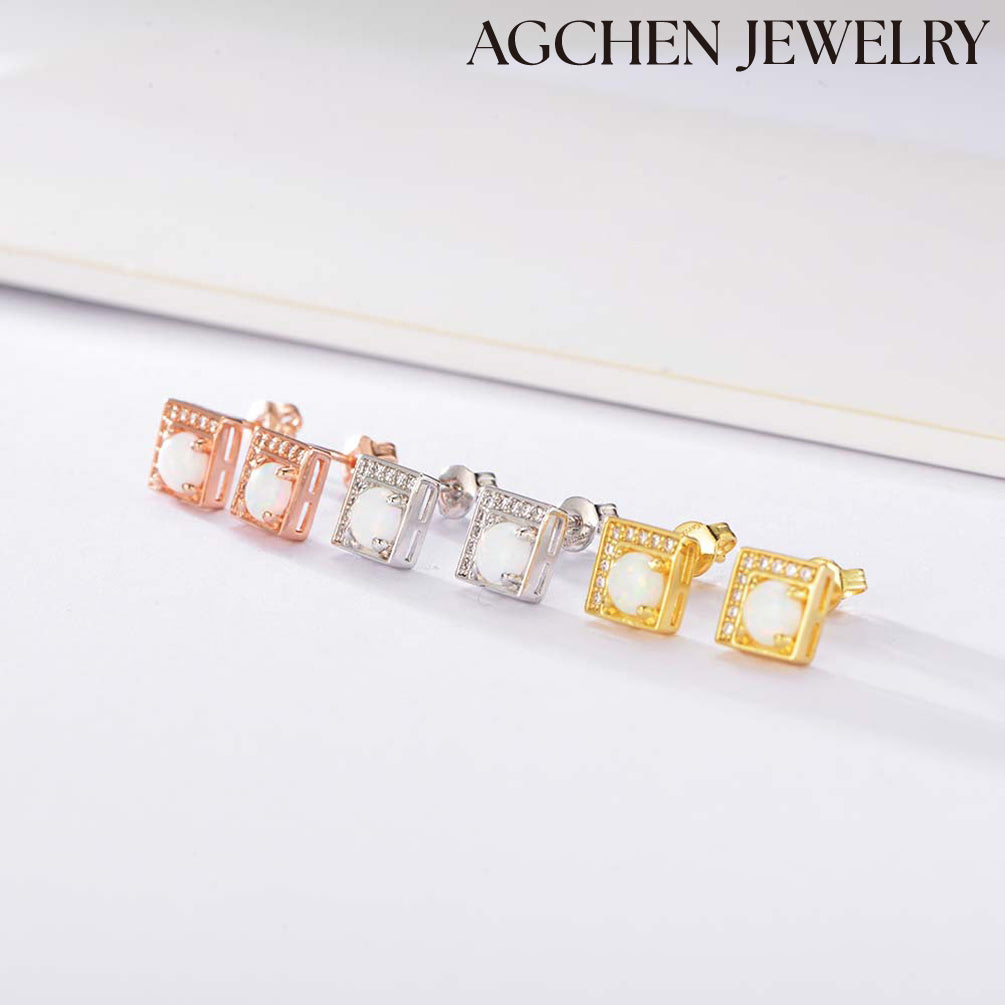 small stud earringsemerald stud earrings opal stud earrings sterling silver earrings studspearl earrings stud