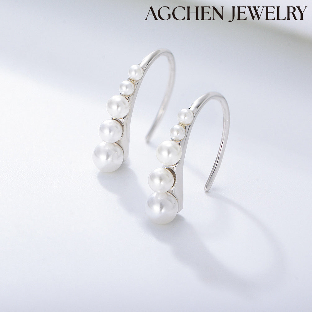 rose gold pearl earrings costco pearl earrings pearl wedding earrings